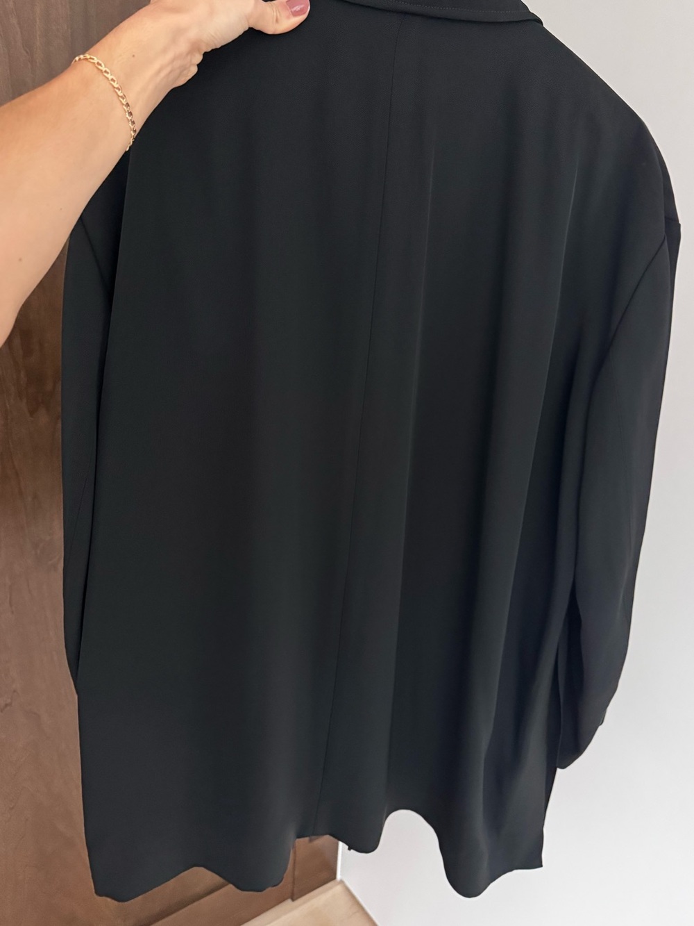 COS Oversized Draped Double-Breasted Blazer - Picture 8 of 8